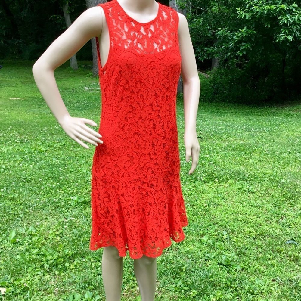 NWT $175 MICHAEL Michael Kors | Grenadine | Lace Party Dress - Picture 2 of 6